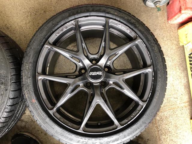 RAYS VERSUS VV21S スポークホイール + DUNLOP SPSPORT MAXX GT 600A