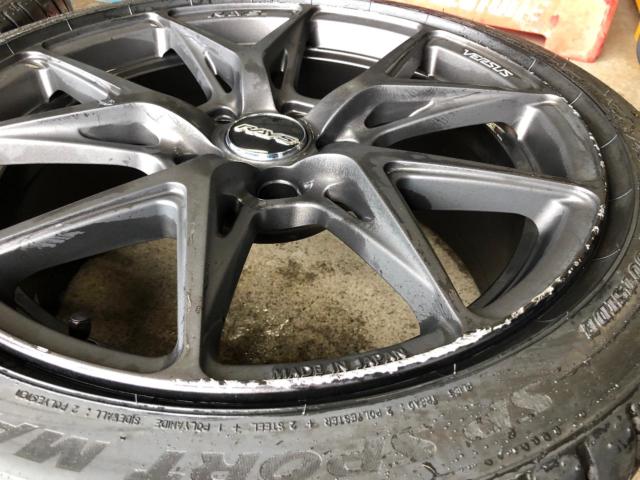 RAYS VERSUS VV21S スポークホイール + DUNLOP SPSPORT MAXX GT 600A