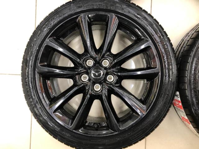 MAZDA MAZDA3/ブラックトーンエディション純正ホイール + KUMHO ECSTA SPORT PS72 215/45R18