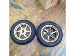 HONDA ライブディオZX/AF35(最終型) 純正ホイール 前後セット