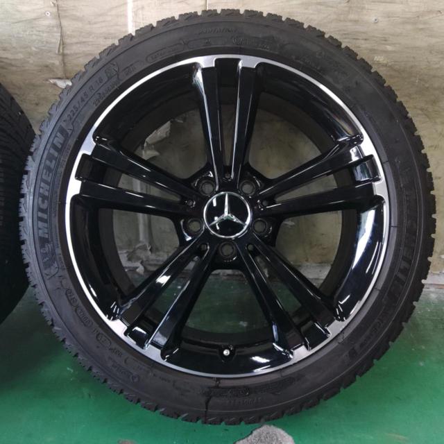 Mercedes-Benz純正 W117 CLAクラス 純正オプションホイール+MICHELIN X-ICE SNOW