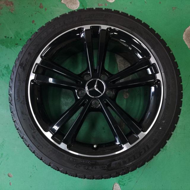 Mercedes-Benz純正 W117 CLAクラス 純正オプションホイール+MICHELIN X-ICE SNOW