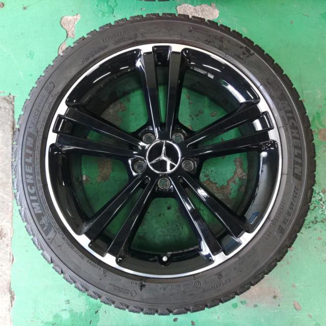 Mercedes-Benz純正 W117 CLAクラス 純正オプションホイール+MICHELIN X-ICE SNOW