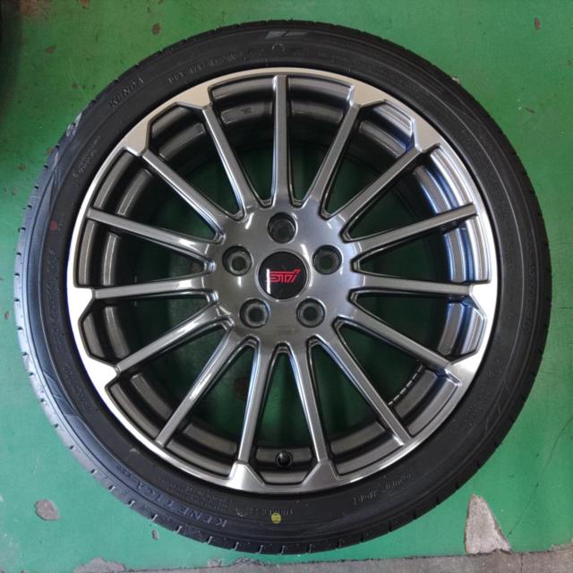 スバル レヴォーグ STI SPORTS 純正アルミホイール+KENDA KENETICA ECO KR203