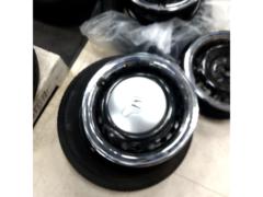 ホンダ  14インチ純正スチールホイール ブラック×メッキリム