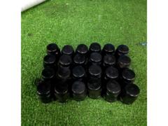【M12×1.25 19HEX 24個】 ブラック ナット