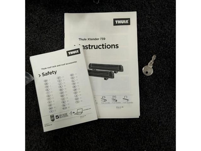 【アウトバック!!】THULE th753 フット + th739 エクステンダー + 961 エアロバー