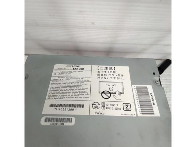 ALPINE EX1000 + 10インチナビ 専用オーディオパネル【アルファード/20系】