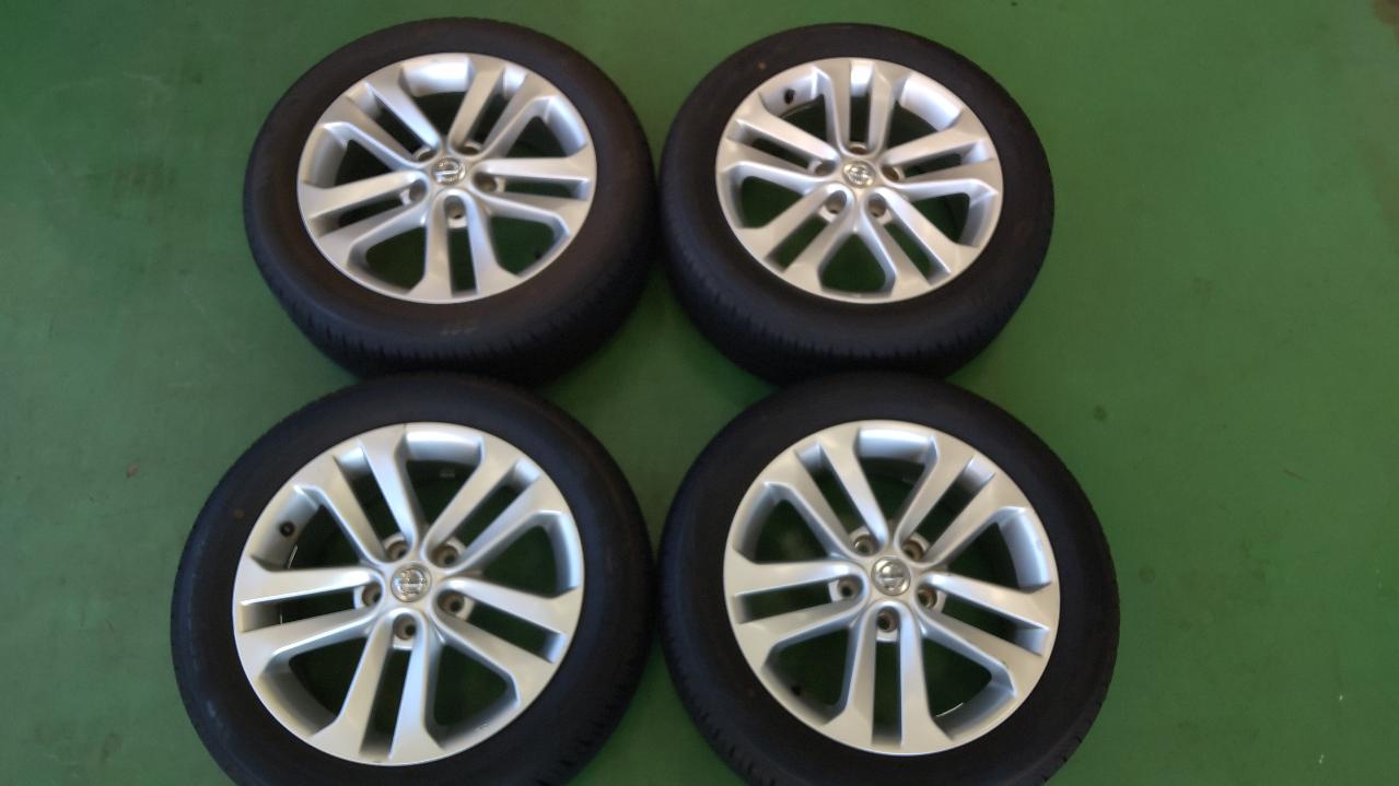 日産純正 ジューク/F15 純正ホイール + BRIDGESTONE SEIBERLING SL201
