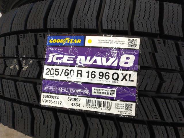 ☆新品タイヤ付☆KYOHO SEIN SV + GOODYEAR ICENAVI8