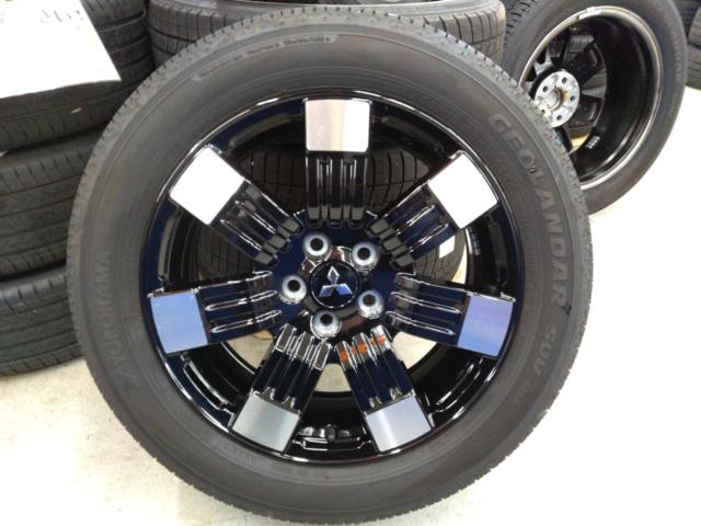 三菱純正 デリカD:5 Pグレード純正ホイール+YOKOHAMA GEOLANDER SUV G055 225/55R18