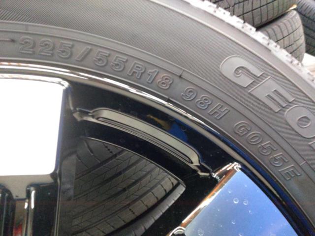 三菱純正 デリカD:5 Pグレード純正ホイール+YOKOHAMA GEOLANDER SUV G055 225/55R18