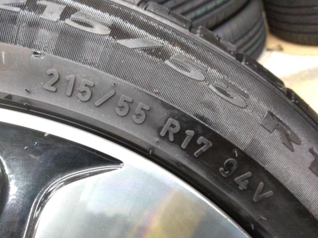 【ホンダ純正】RU系ヴェゼル純正ホイール+PIRELLI P7 EVO 215/55R17