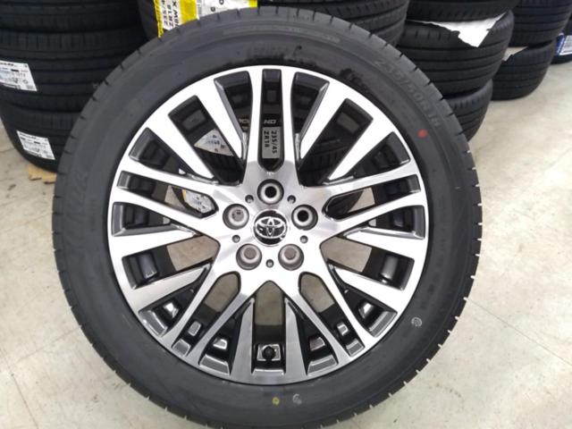 【新品タイヤ付き】30系アルファード前期純正切削光輝ホイール  + KENDA KR201 235/50R18 101V XL
