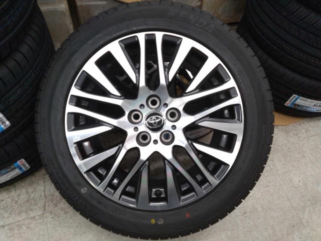 【新品タイヤ付き】30系アルファード前期純正切削光輝ホイール  + KENDA KR201 235/50R18 101V XL