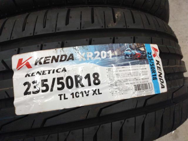 【新品タイヤ付き】30系アルファード前期純正切削光輝ホイール  + KENDA KR201 235/50R18 101V XL