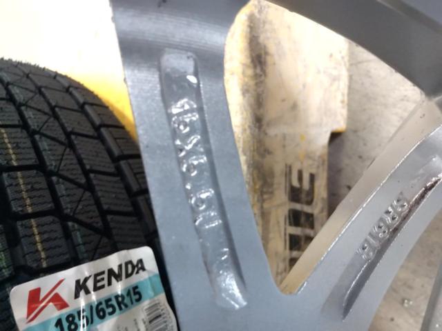 【新品スタッドレス付き】BADX D.O.S. Gravial Ⅱ  + KENDA KR36 185/65R15 88Q