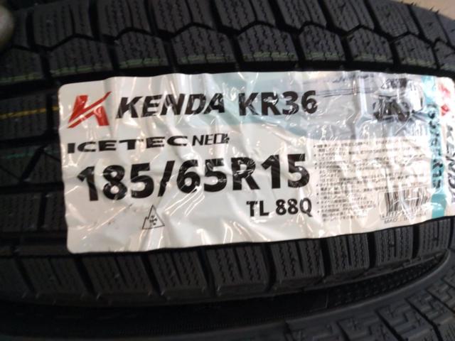 【新品スタッドレス付き】BADX D.O.S. Gravial Ⅱ  + KENDA KR36 185/65R15 88Q