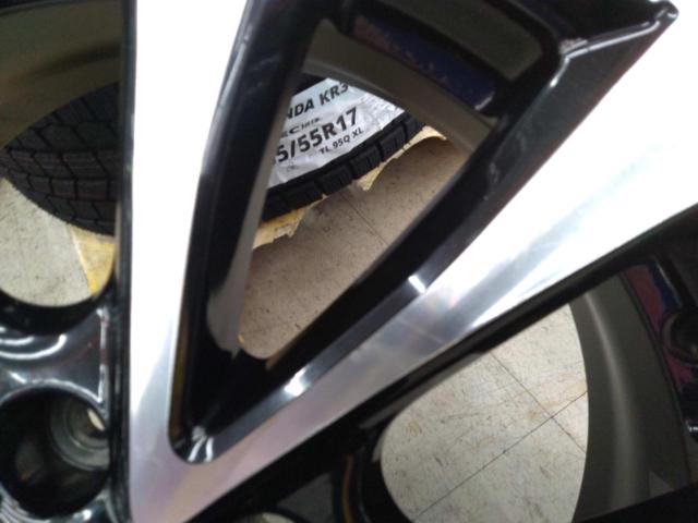 ☆未使用スタッドレス付き☆RK系ステップワゴン純正ホイール  + KENDA KR36 205/55R17 95Q XL
