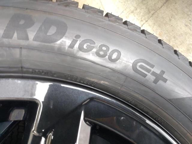 ☆未使用スタッドレス付き☆SL系フォレスター SPORT EXブラックセレクション 純正ホイール  + YOKOHAMA iceGUARD iG80 225/55R18 102Q