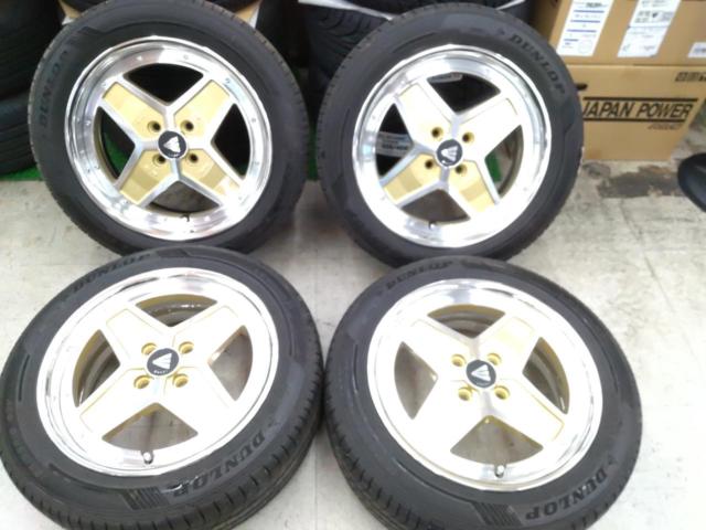 ☆低走行品☆ENKEI NeoClassic APACHE2 Neo+DUNLOP LE MANS V+ 185/55R16