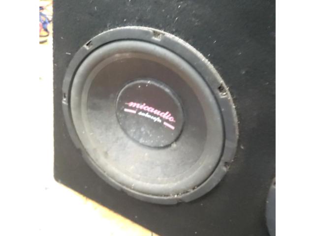 MicAudio サブウーファーBOX +2chパワーアンプ