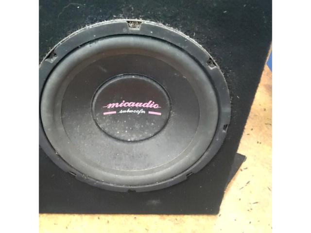 MicAudio サブウーファーBOX +2chパワーアンプ