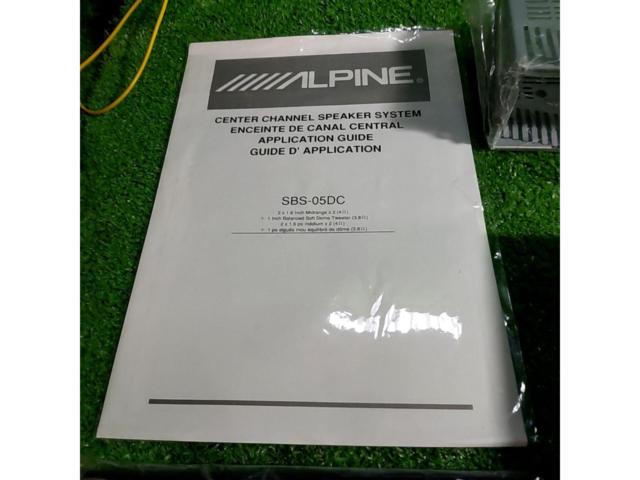 ※日本未発売※ ALPINE SBS-05DC  1DIN規格センタースピーカー