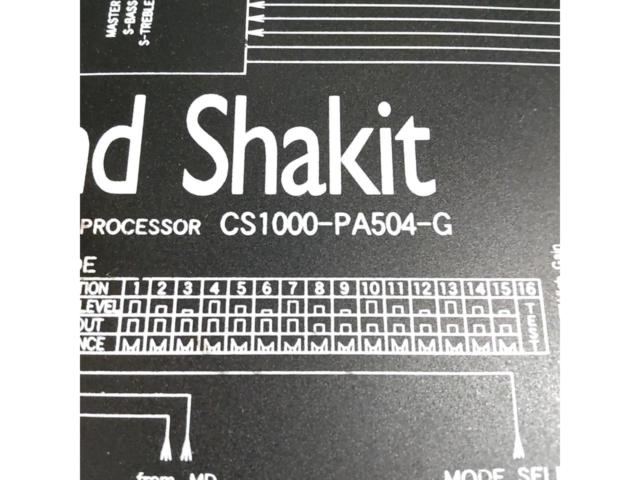 Sound Shakit CS1000-PA504-G DSPアンプ