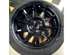 メーカー不明 10本スポーク  アルミホイール