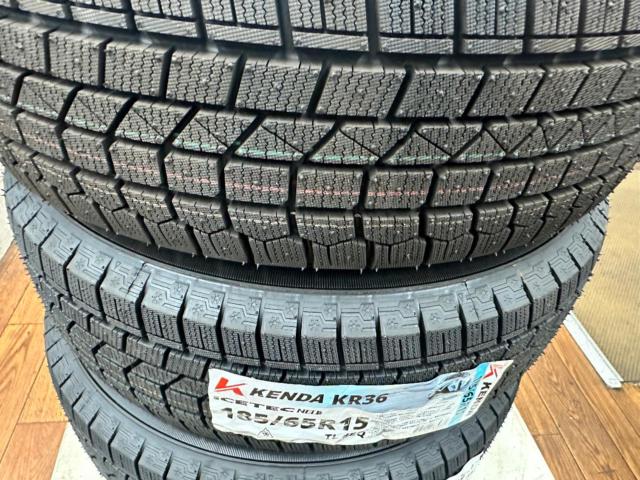 ★安心の新品冬タイヤ付き♪★HONDA フリード GB3/GB4 純正スチールホイール + KENDA KR36 185/65R15