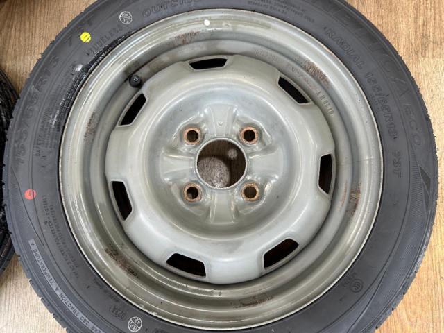 Nissan genuine
B12
Sonny
Genuine steel wheel
+
KENDA
A truly cool and manly use of the KR203!!