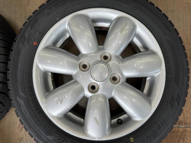スズキ純正 ラパン 純正ホイール  + YOKOHAMA ice GUARD iG60【スズキ車流用にも♪】