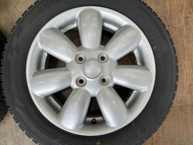 スズキ純正 ラパン 純正ホイール  + YOKOHAMA ice GUARD iG60【スズキ車流用にも♪】