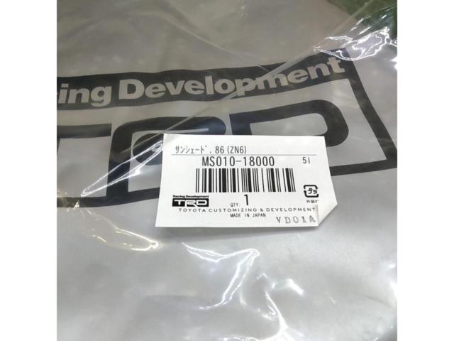 TRD
ZN6 / 86
One-touch sunshade
MS010-18000