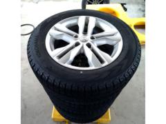 ラック裏 日産 エクストレイル T31 後期 純正アルミホイール+YOKOHAMA iceGUARD SUV G075 225/60R17 99Q