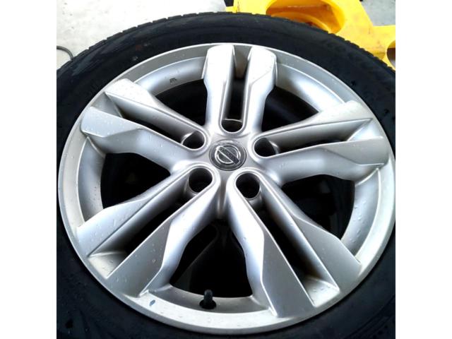 ラック裏 日産 エクストレイル T31 後期 純正アルミホイール+YOKOHAMA iceGUARD SUV G075 225/60R17 99Q