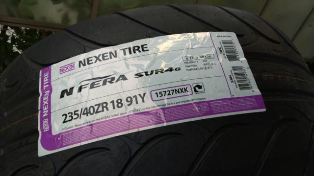 NEXEN
NFERA
SUR4G
235 / 40R18
91Y