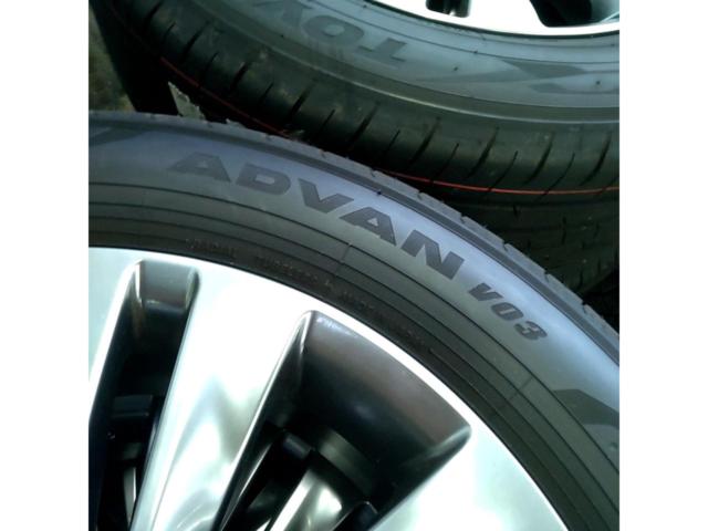トヨタ アルファード 40系 Zグレード 純正アルミホイール+YOKOHAMA ADVAN V03A 225/60R18 100H 4本セット