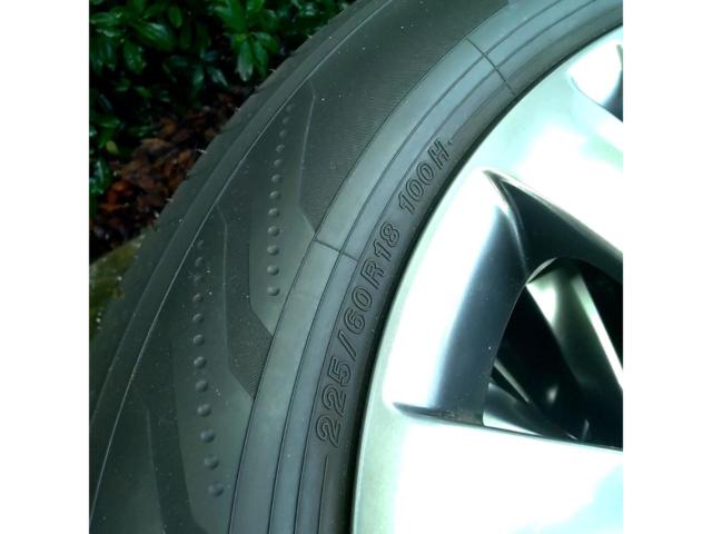トヨタ アルファード 40系 Zグレード 純正アルミホイール+YOKOHAMA ADVAN V03A 225/60R18 100H 4本セット