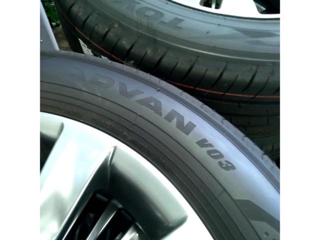 トヨタ アルファード 40系 Zグレード 純正アルミホイール+YOKOHAMA ADVAN V03A 225/60R18 100H 4本セット