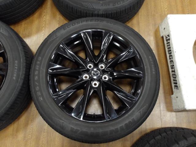 ★店頭試着無料♪★ マツダ CX-5/CX-8 ブラックトーンエディション 純正ホイール + MINERVA ECO SPEED2 SUV 【CX-5・CX-8】