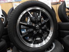 ★店頭試着無料♪★ スズキ アルト ターボ RS 純正 ホイール + GT RADIAL CHAMPIRO ECOTEC 【ワゴンR・アルトターボRS・スペーシア等】