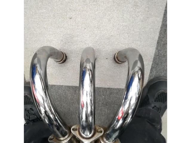GT380 集合管マフラー 真鍮 KING管 ノーカット
