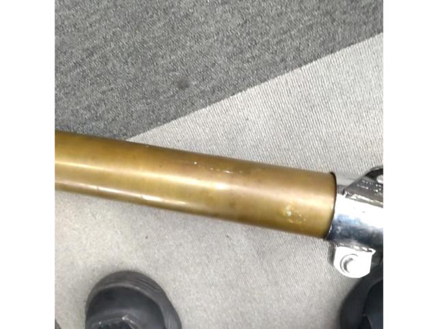 GT380 集合管マフラー 真鍮 KING管 ノーカット