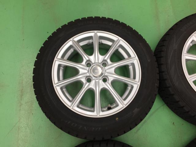 【BRIDGESTONE】  ECO FORME スポークホイール + 【DUNLOP】  WINTERMAXX WM02