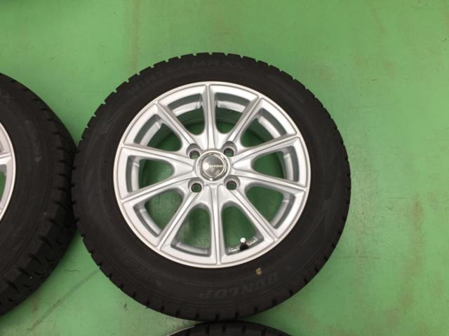 【BRIDGESTONE】  ECO FORME スポークホイール + 【DUNLOP】  WINTERMAXX WM02