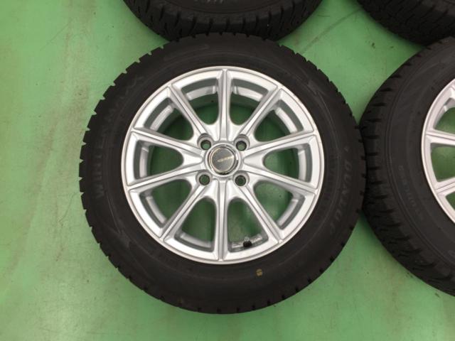 【BRIDGESTONE】  ECO FORME スポークホイール + 【DUNLOP】  WINTERMAXX WM02