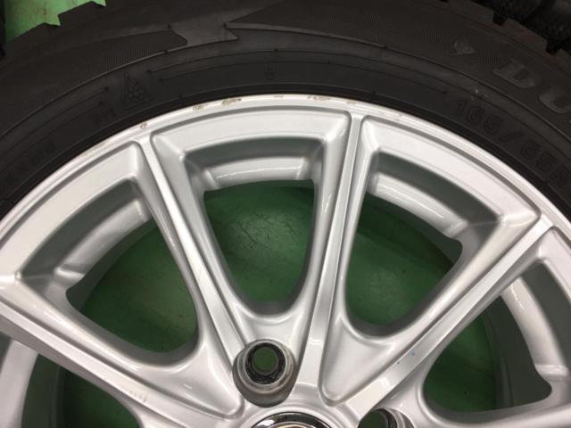 【BRIDGESTONE】  ECO FORME スポークホイール + 【DUNLOP】  WINTERMAXX WM02