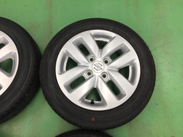 ☆バランス調整済SET☆  スズキ純正   スペーシア/MK53S 後期純正アルミホイール  +   ROADSTONE   Eurovis HP02